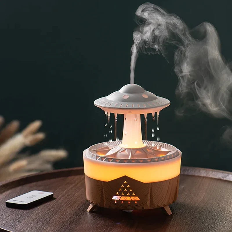 Rain Cloud Oasis Humidifier with Essential Oil Diffuser