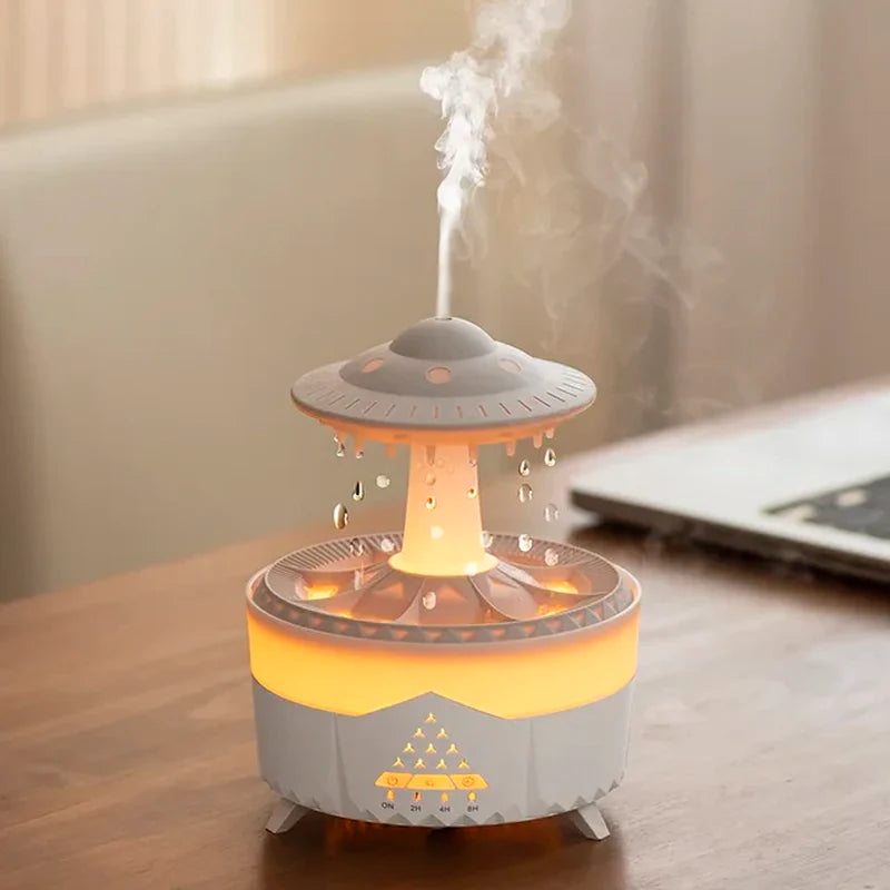 Rain Cloud Oasis Humidifier with Essential Oil Diffuser