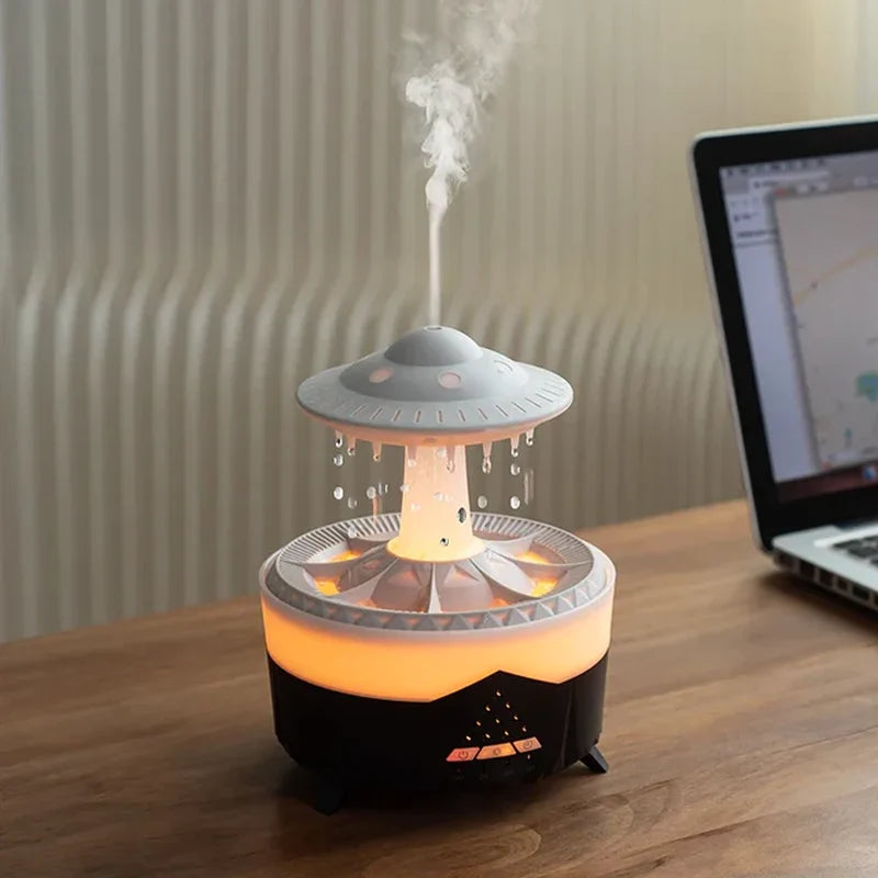 Rain Cloud Oasis Humidifier with Essential Oil Diffuser