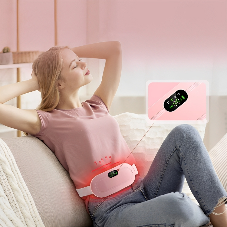 Electric Period Cramp Massager Warmer Belt